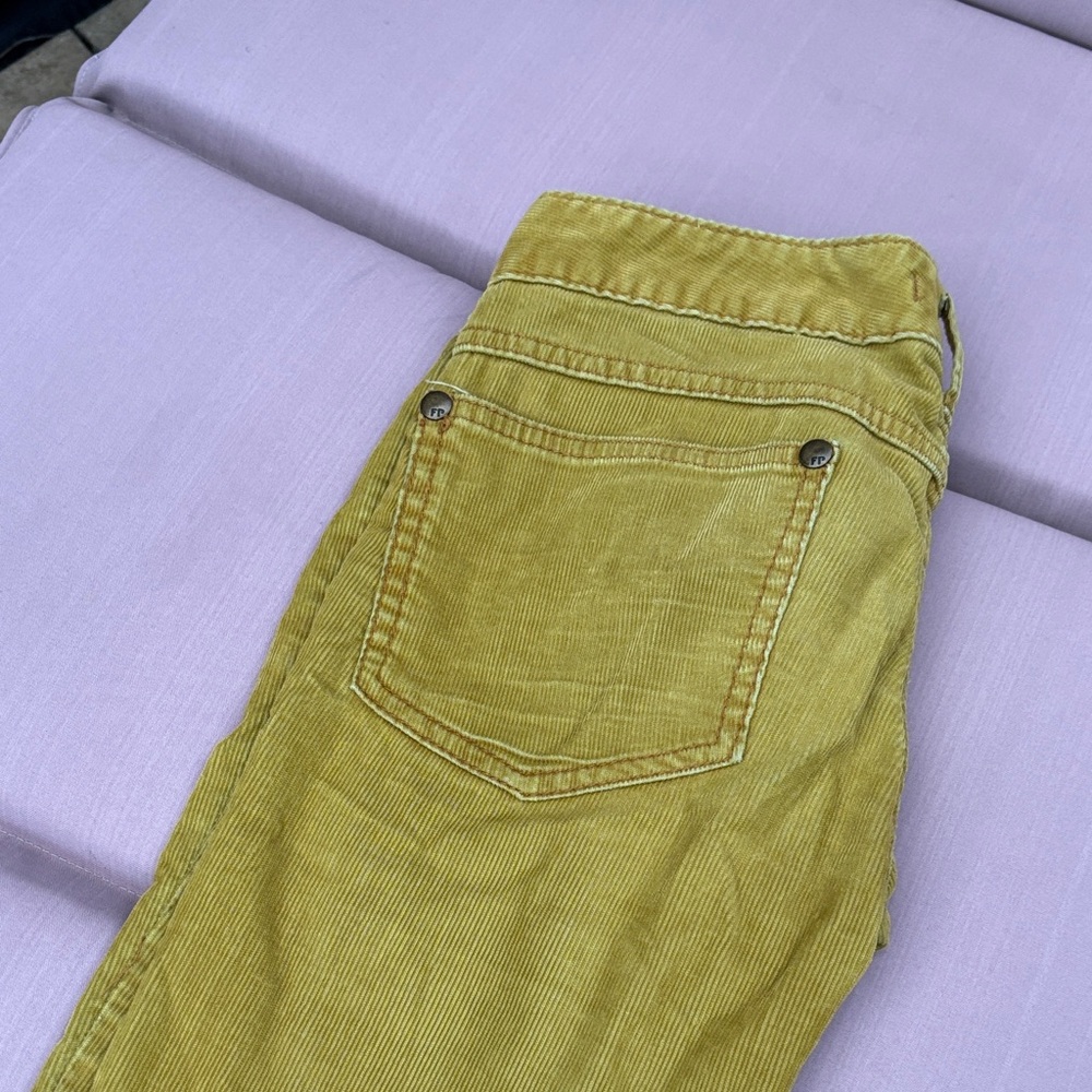 Free People Men's Mustard Skinny Jeans